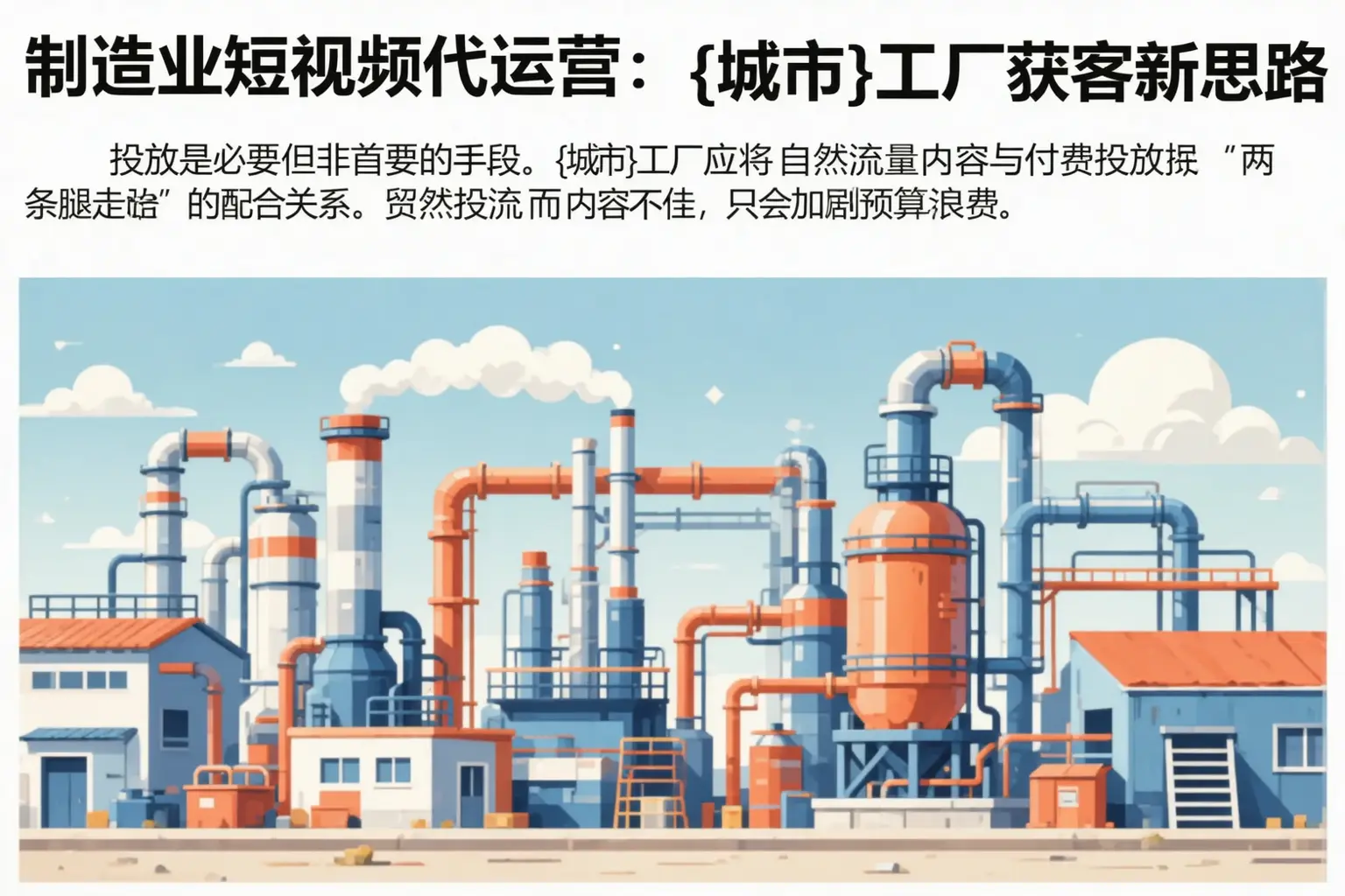 制造业短视频代运营：札达工厂获客新思路