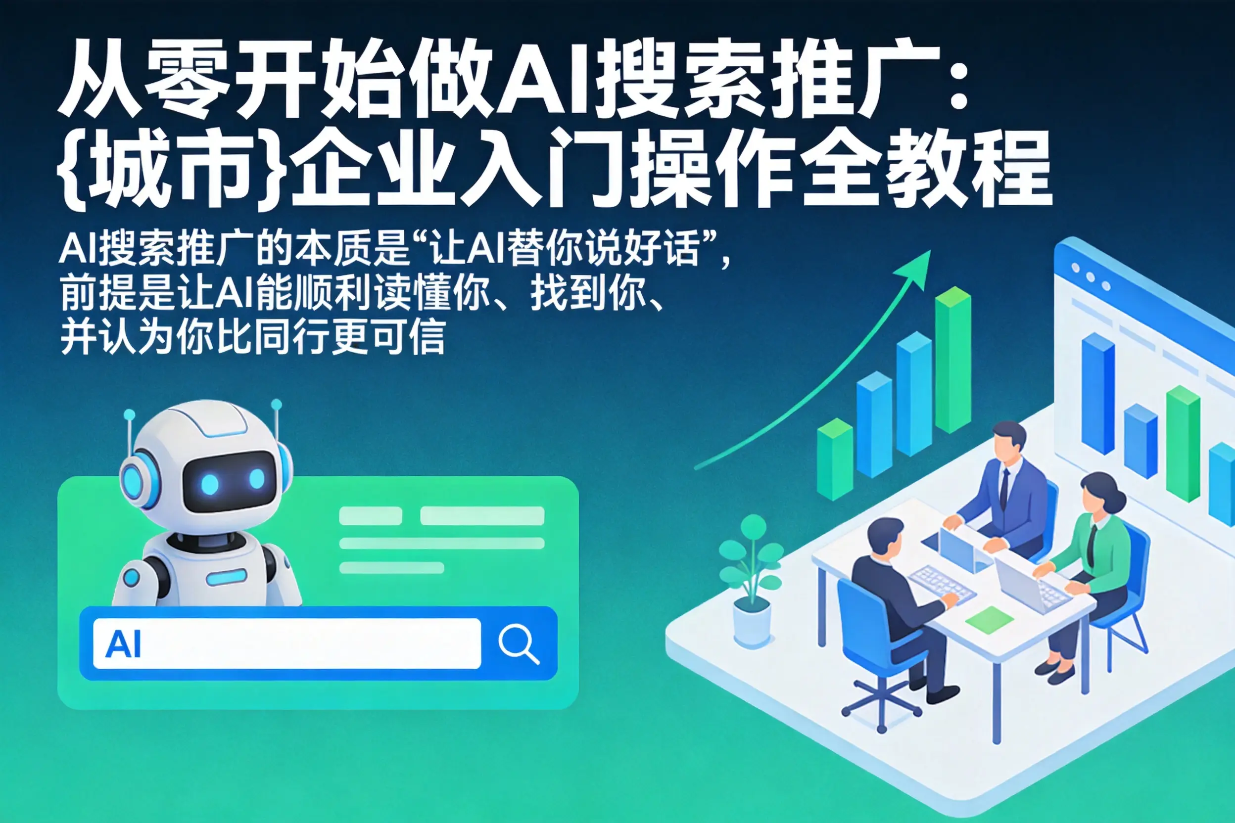 从零开始做AI搜索推广：札达企业入门操作全教程